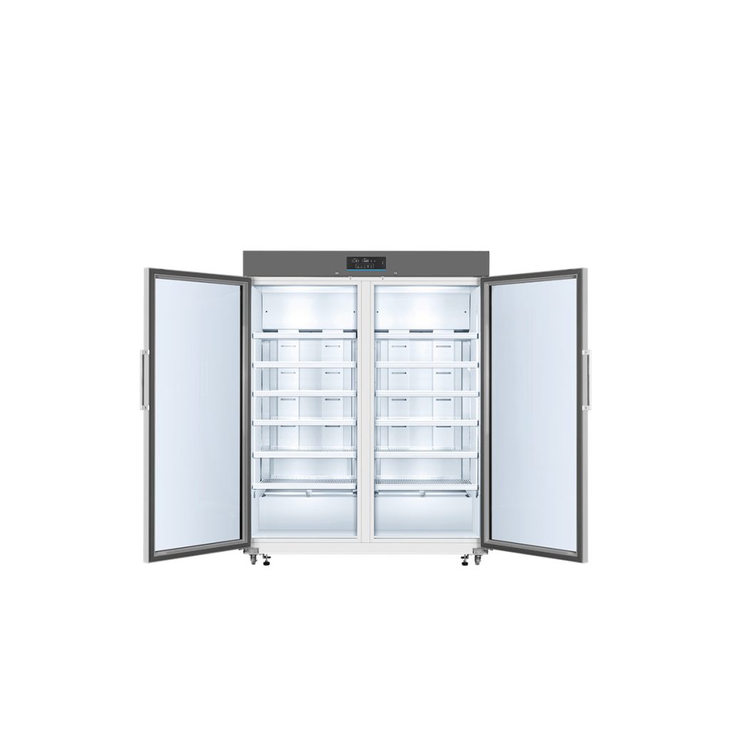 Vacc-Safe Premium Refrigerator VS1366P with open doors
